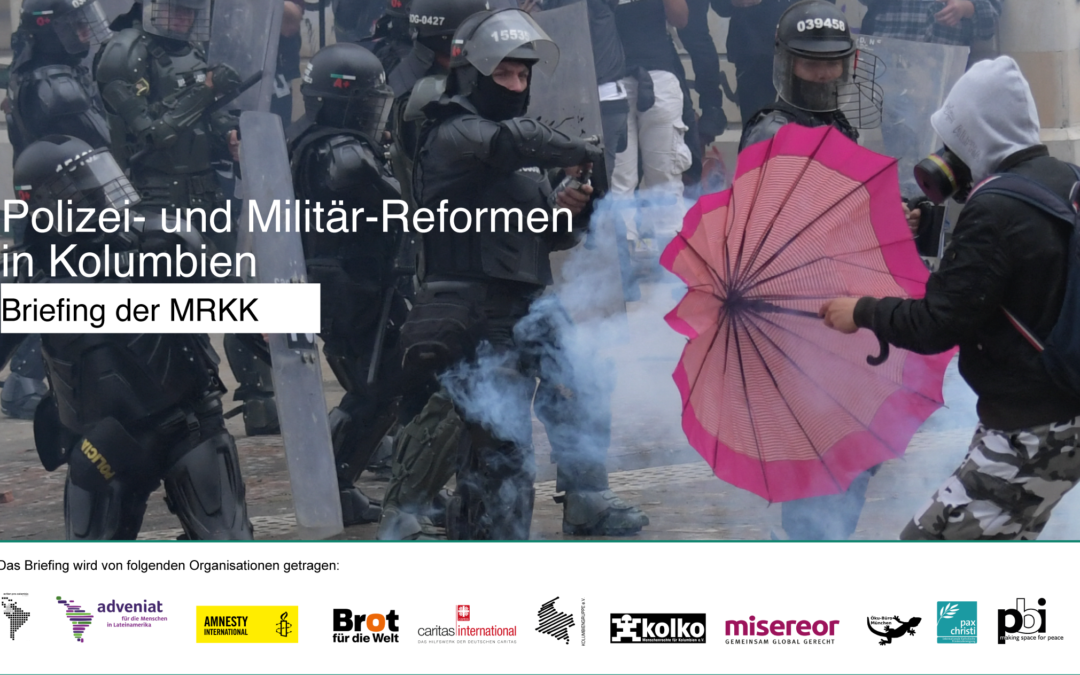 Polizei- und Militär-Reformen in Kolumbien – Briefing der MRKK